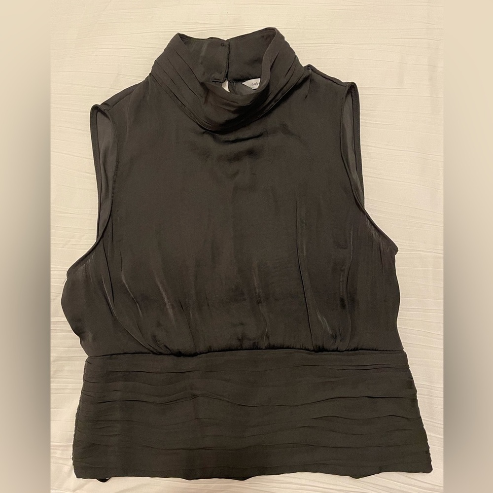 Not for Sale - Black sleeveless Naked Zebra silky (polyester) top